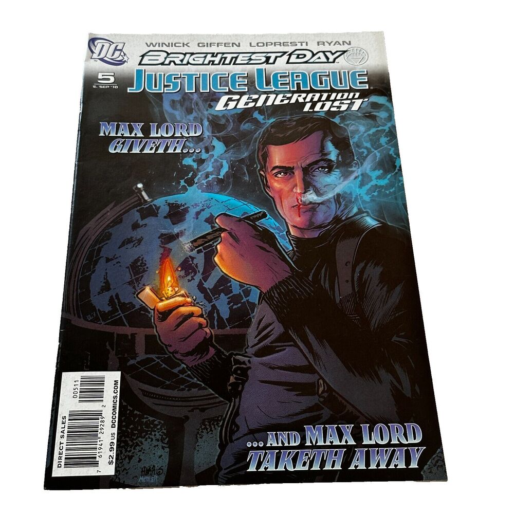 Justice League Generation‎ Lost #5 DC comics  Winick Giffen Lopresti Ryan